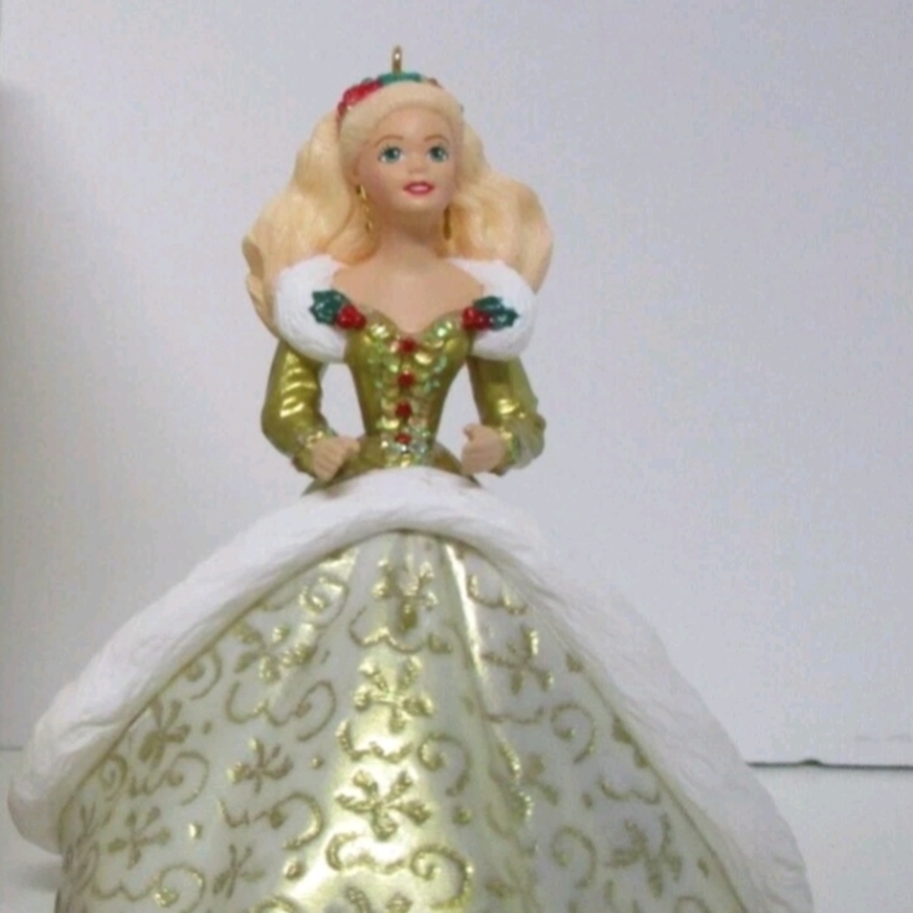 Lot Of 5 Holiday Barbie Ornaments